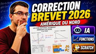 Brevet Maths 2026 : toutes les réponses expliquées