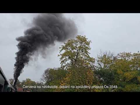 Trať 310 - R 10981 - Olomouc - Domašov n. Bystřicí - ČD 464.202 + Bds450 + 2x Bp034 + Bp033 + T 466