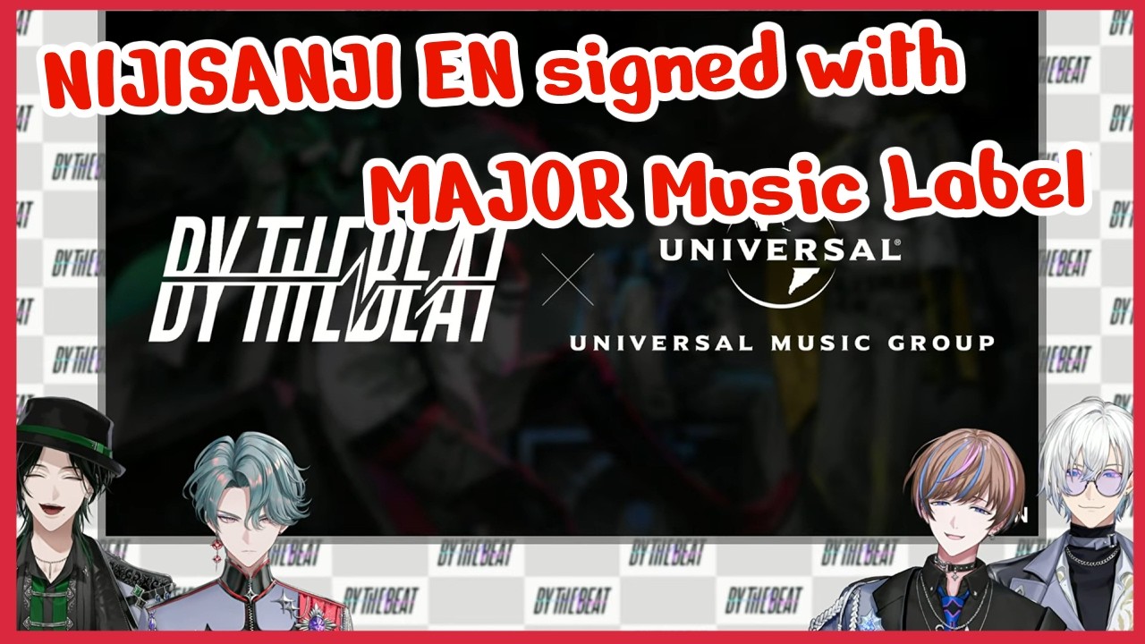 Nijisanji EN's First Unit to sign with a music label and aims for a MAJOR DEBUT in 2027