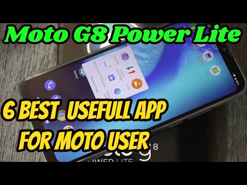 [Hindi] Top 6 Useful Apps For Moto User | Moto G8 Power Lite