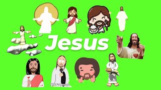 Animated Jesus GIF Green Screen Pack (Free Download)