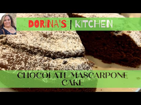 The BEST Chocolate Mascarpone Cake | Dorina's Kitchen