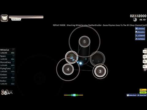 WhiteCat | DatManOvaDer - Busta Rhymes Goes To The Wii Shop Channel [oof] Best misscount by 8!!! ⬇️