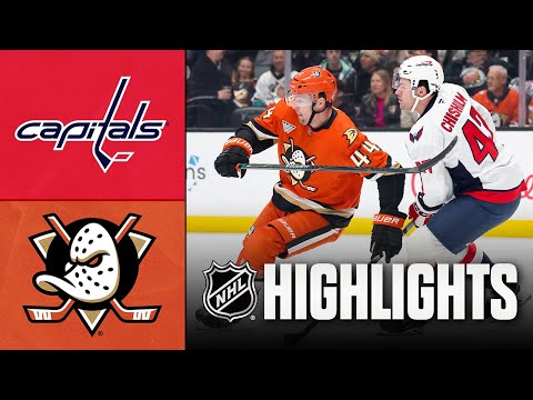 Capitals vs. Ducks | NHL Highlights | December 05, 2025
