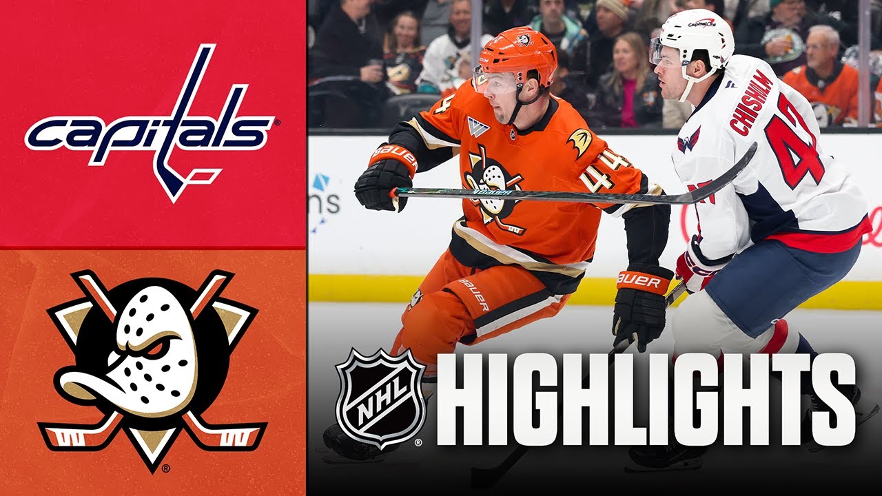 Capitals vs. Ducks | NHL Highlights | December 05, 2025