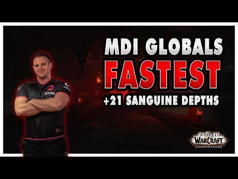 Our PERFECT 14 Min +21 SD Run  | MDI S2 Globals Sanguine Depths Practice | Echo Gingi