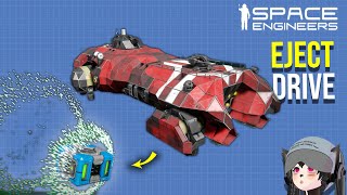 This Trick Makes Ship Jump Drive Ejection Possible, Space Engineers