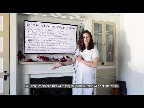 Here's what to do when you're disappointed with someone