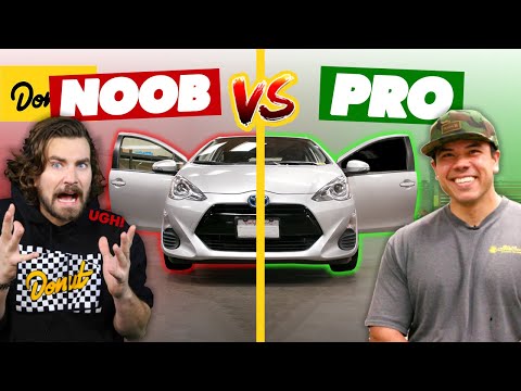 I challenged a Pro at Window Tinting