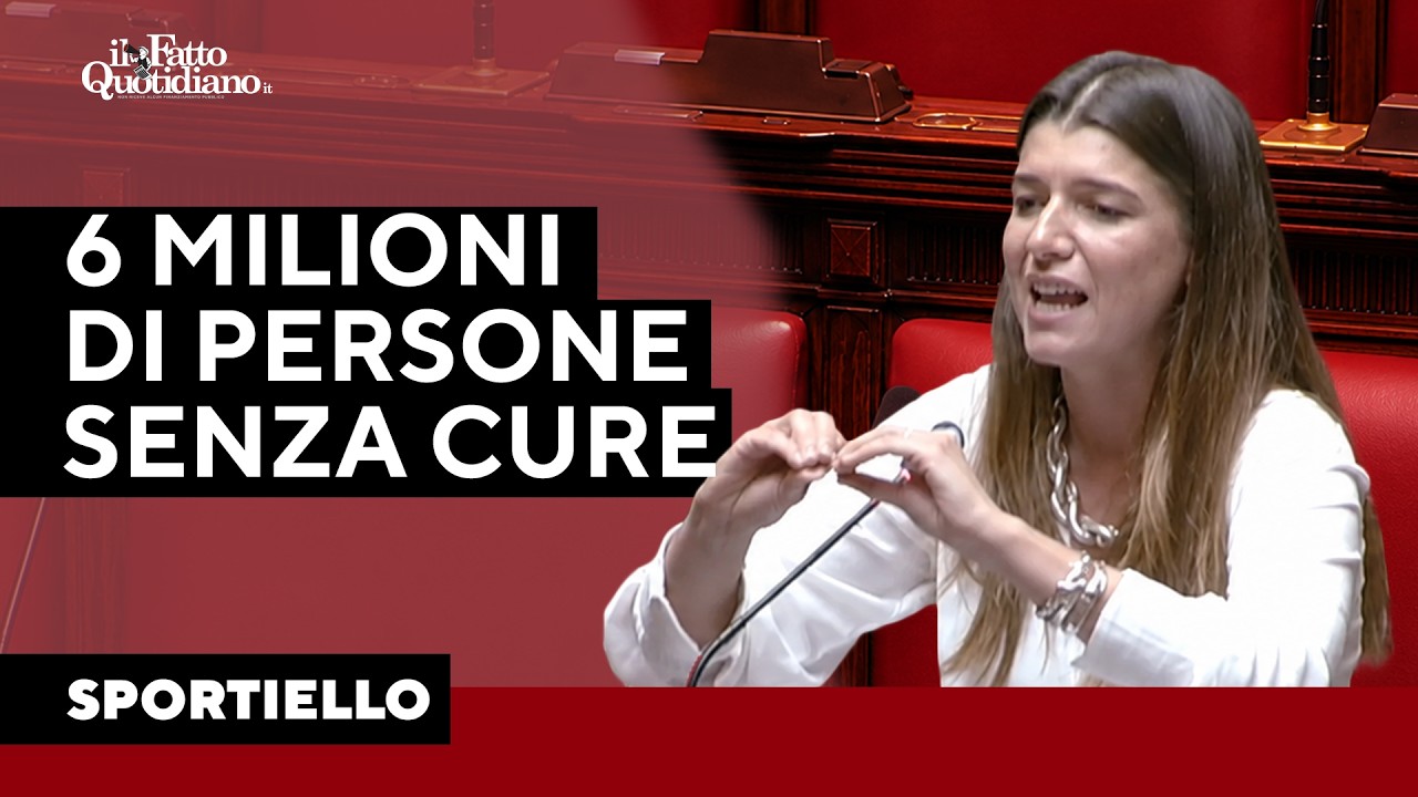 “Curarsi dipenderà da dove si nasce”: l’attacco di Sportiello al governo