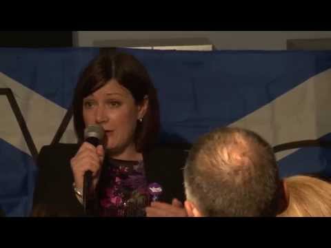 Catriona Pagliari on Scottish Independence (Yes in the Thistle, Alloa. 5th Sept 2014)