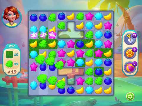 Hawaii Match-3 Mania Level 217 - No Boosters - FULL STORY - CaroGamesNL