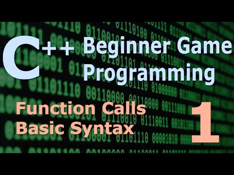 Beginner C++ Game Programming DirectX [Function Calls/Basic Syntax] Tutorial 1