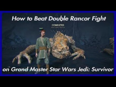 How to Beat Double Rancor Fight In Star Wars Jedi: Survivor Grand Master Difficulty