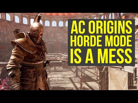 Assassin's Creed Origins Horde Mode IS A BIG MESS Right Now, How To Fix It (AC Origins Horde Mode) Video