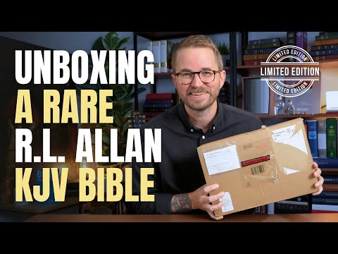 Unboxing the NEW Limited Edition Allan KJV Bible