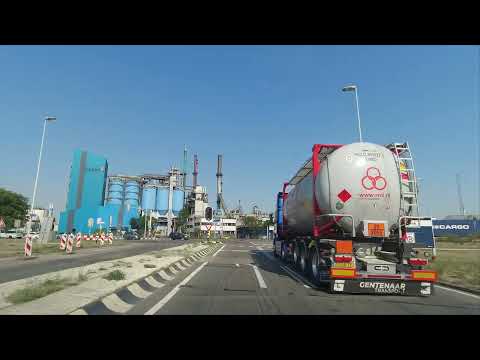 Port of Rotterdam Rozenburg - dash camera 4K