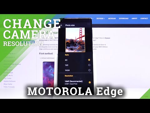 How to Adjust Photo Resolution in Motorola Edge – Change Photo Size