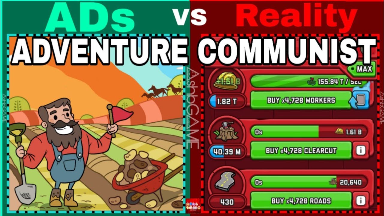 Game Ads VS Reality, Adventure Communist