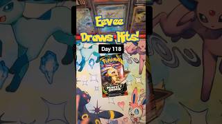 Eevee Draws Hits - Day 118 #pokemonchannel #pokemon #pokemoncards #pokemonart