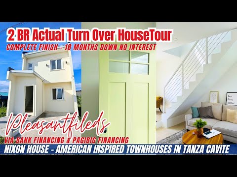 2 BR ACTUAL TURNOVER TOWN HOUSE TOUR IN TANZA CAVITE - NIXON @ PLEASANTFIELDS - PRESELLING