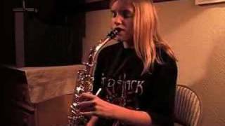 ♫  Mikayla (13) ► Tribute to Sonny Rollins ►  "Blue Room" (Nov. 2006)