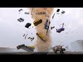 Realistic Tornado Destruction Vs City Teardown