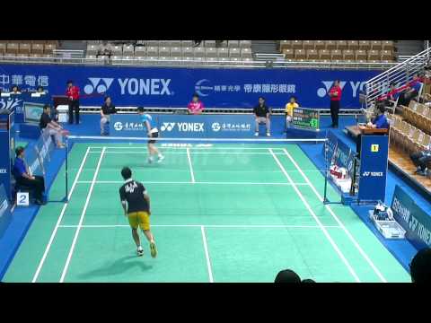 2013 YONEX TAIPEI OPEN 3rd round Lu Chia Hung V.S Son Won Ho MS 6/6