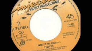 Peggi Blu - I Want It All Now