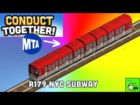 Johny Shows Conduct Together Part 5 NEW NYC MTA R179 SUBWAY TRAIN UNLOCKED
