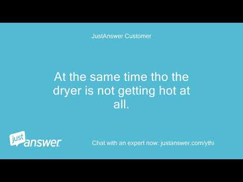 I have a Samsung DV210AEW/XAA Dryer that is stuck in cool