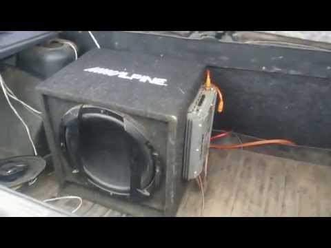 Alpine SBE-1244BR video