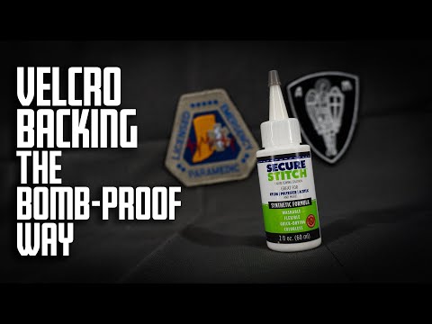 Craftical DIY - How to add HD Velcro Hook to your Tactical/Morale Patches w/Secure Stitch.
