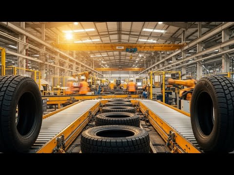 How 50,000 Old Tires Become Rubber Granules Every Day | Tire Recycling Factory