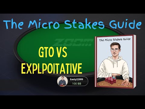 The Micro Stakes Guide - Why the Exploitative Mindset is Harmful: GTO vs Exploitative w/ GTO+ Solver