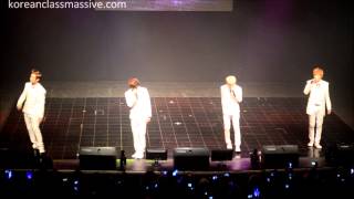 Teen Top London 130208: First Kiss - Changjo, CAP, LJoe, Niel