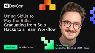 James Moss - Using skills to pay the bills: graduating from solo hacks to a team workflow - DevCon26