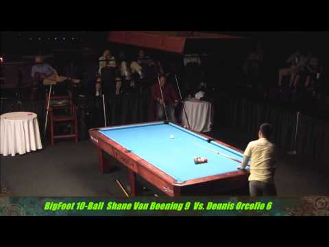 Bigfoot 10-Ball 2013 Southern Classic Shane Van Boening VS. Dennis Orcollo Part 1