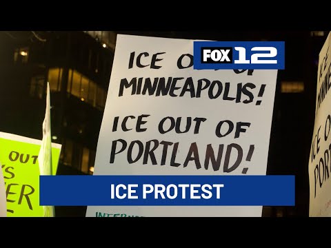 Protests continue at Portland’s ICE building after deadly shooting in Minneapolis