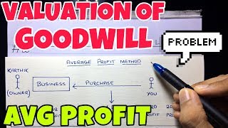 #2 Valuation of Goodwill - Average Profit Problem -By Saheb Academy ~ B.COM / BBA / CMA