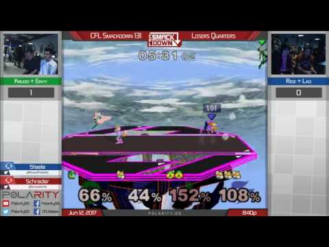CFL Smackdown 131 Melee - Krudo + Envy vs Ridz + Lad - Losers Quarters