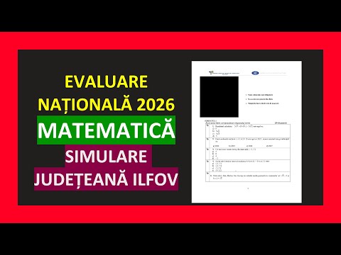 ILFOV COUNTY MATHEMATICS SIMULATION NOVEMBER 2025 NATIONAL EVALUATION PREPARATION 2026 SOLVED SUB...