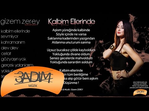 Gizem Zerey - Kalbim Ellerinde ( Official Lyric Video )