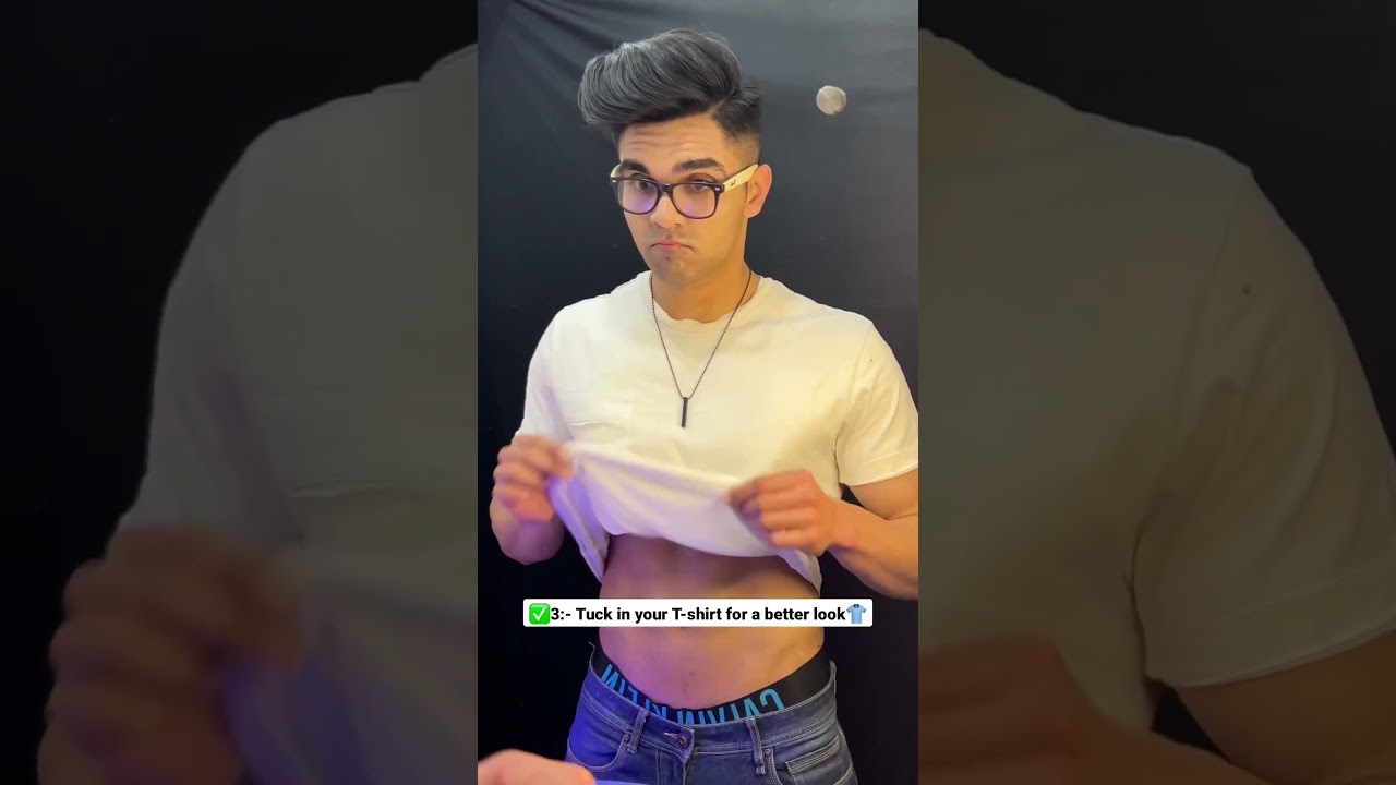4 Best T-shirt Hacks👕 #mensfashion #fashionhacks #tshirt #styling #styletips #dailyshorts #style