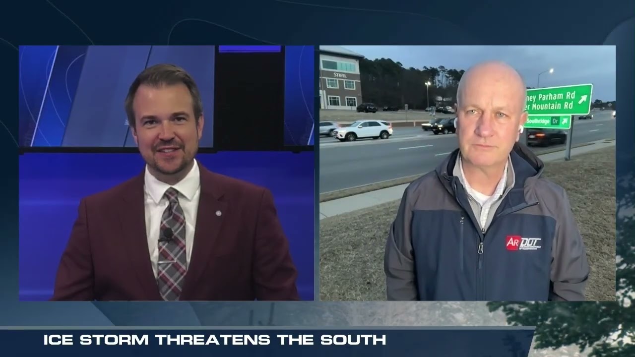 Arkansas DOT Talks Pre-Treating Roads Ahead of Ice Event