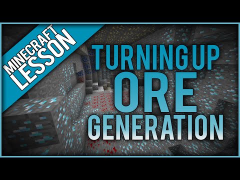 fabtob1 - How to change the Minecraft ore generation (Minecraft Lesson)