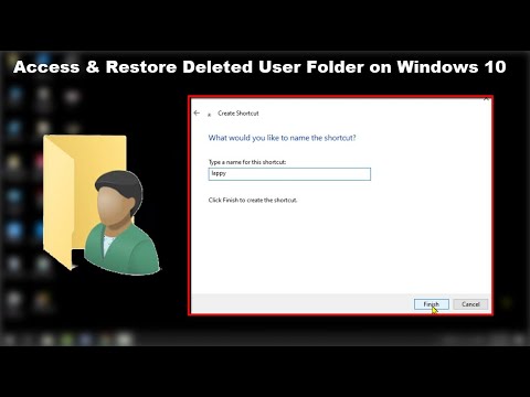How to Restore User Folder on Windows 10 Desktop