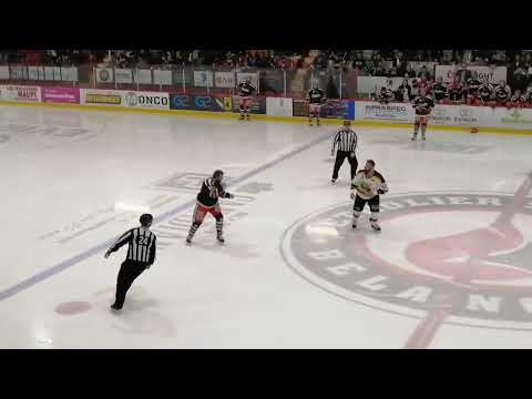 Fight/Bagarre Dave Hamel vs Derek Parker 29 avril 2022