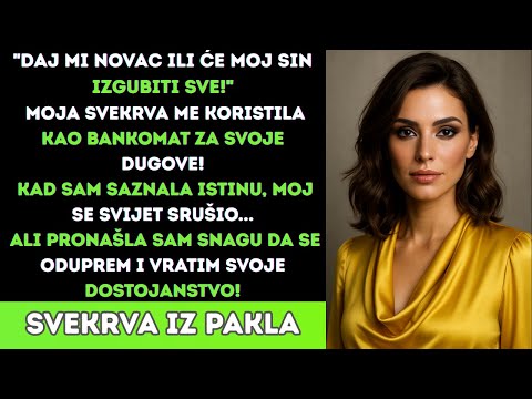 Svekrva iz pakla: "DAJ MI NOVAC ili će moj sin izgubiti SVE!" – to su bile njezine riječi...