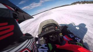 preview picture of video 'March 8 Crane Lake Challenge  Trail Stock 99 Polaris XCR 700 101 535 1000''